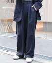 URBAN RESEARCH DOORS FORK&SPOON ヘンプ混イージーパンツ アーバンリサーチドアーズ パンツ その他のパンツ ネイビー【送料無料】