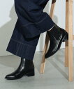 【SALE/50%OFF】BEAMS HEART WOMEN フェイクレザー サイドゴアブーツ ビームス アウトレット シューズ・靴 ブーツ ブラック【送料無料】