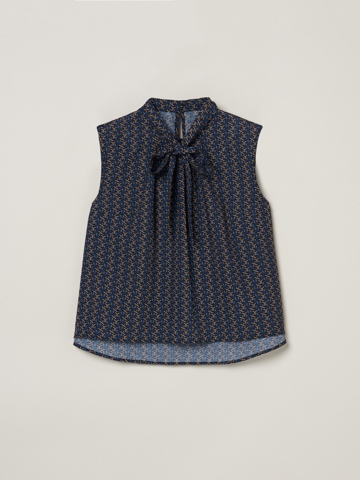 three dots Dry twill tie brouse スリードッツ トップス シャツ・ブラウス【送料無料】