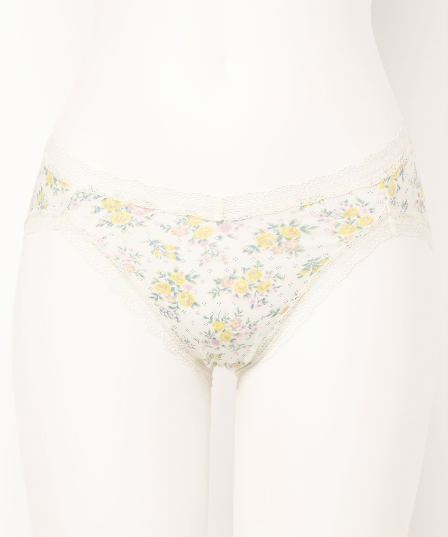 KID BLUE (W)ピンドットフラワー ノーマルショーツ キッドブルー インナー・ルームウェア ショーツ イエロー ブルー【送料無料】