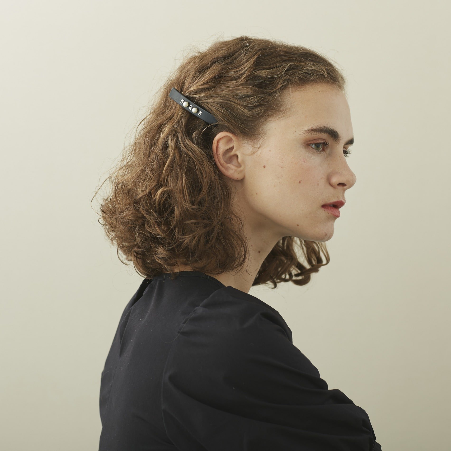 ALEXANDRE DE PARIS バレッタ (6 cm) アレクサンドル ドゥ パリ ヘアアクセサリー バレッタ・ヘアクリップ・ヘアピン ブラック【送料無料】のサムネイル