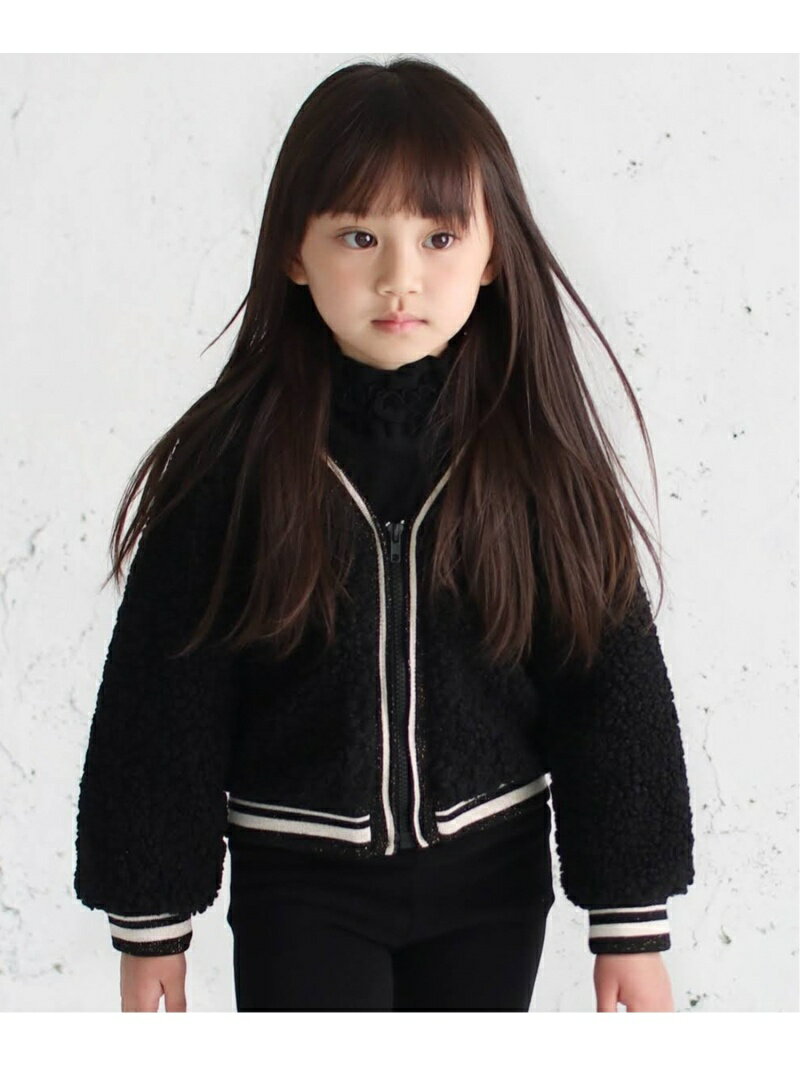 Rora タレント ボア アウター(2color) ローラ ジャケット・アウター ブルゾン・ジャンパー ベージュ ブ..