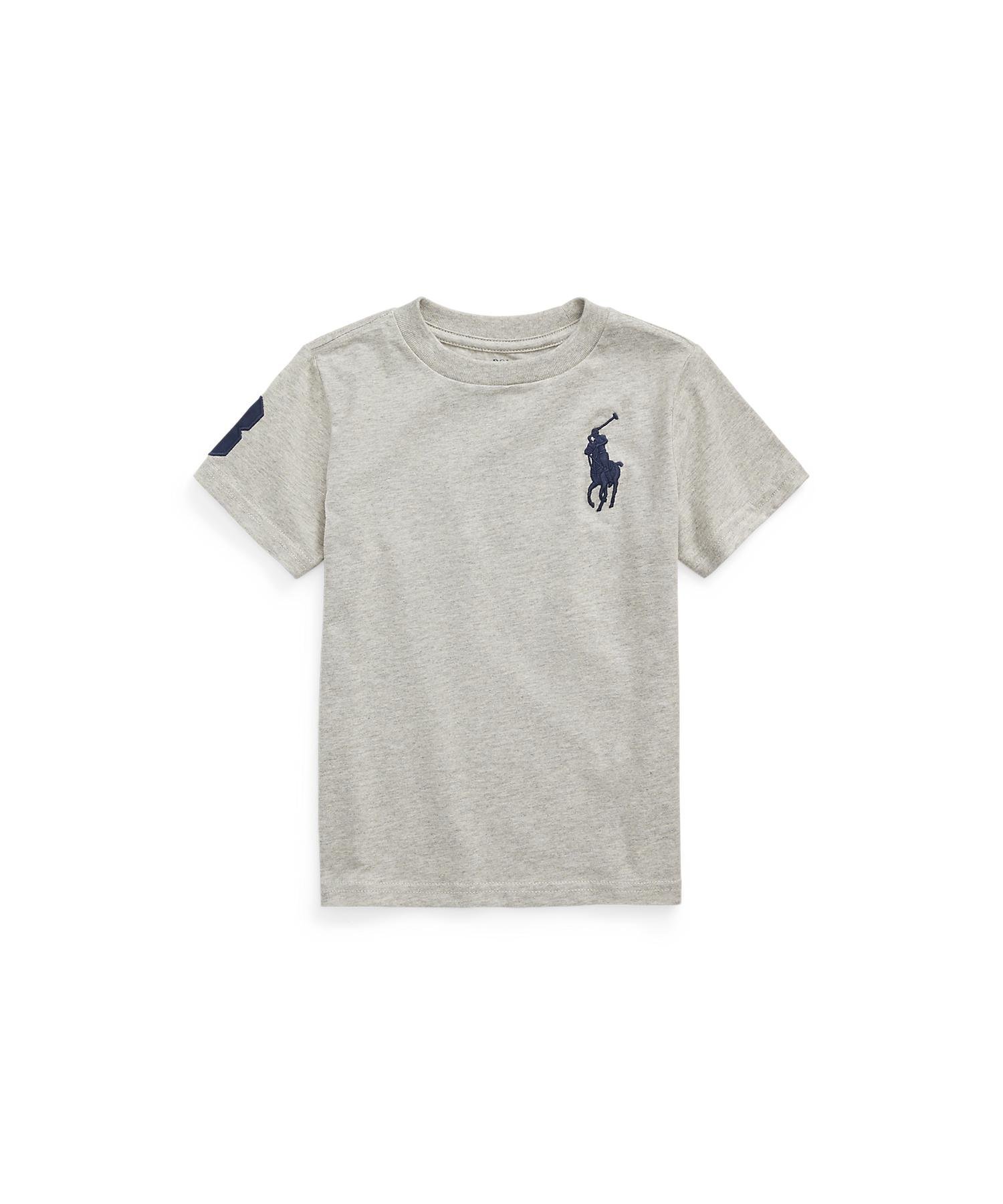 POLO RALPH LAUREN (ボーイズ 2才~4才)Big Pony コットン ジャージー Tシャツ ラルフローレン トップス カットソー・Tシャツ グレー【送料無料】