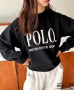 【SALE／61 OFF】POLO BCS POLO BCS/【SETUP7別注 】POLO buck fleece crew neck sweat ポロバックフリースクルーネックスウェット トレーナー ビッグロゴ 裏起毛 長袖 24SS セットアップセブン トップス スウェット トレーナー ブラック ネイビー ホワイト