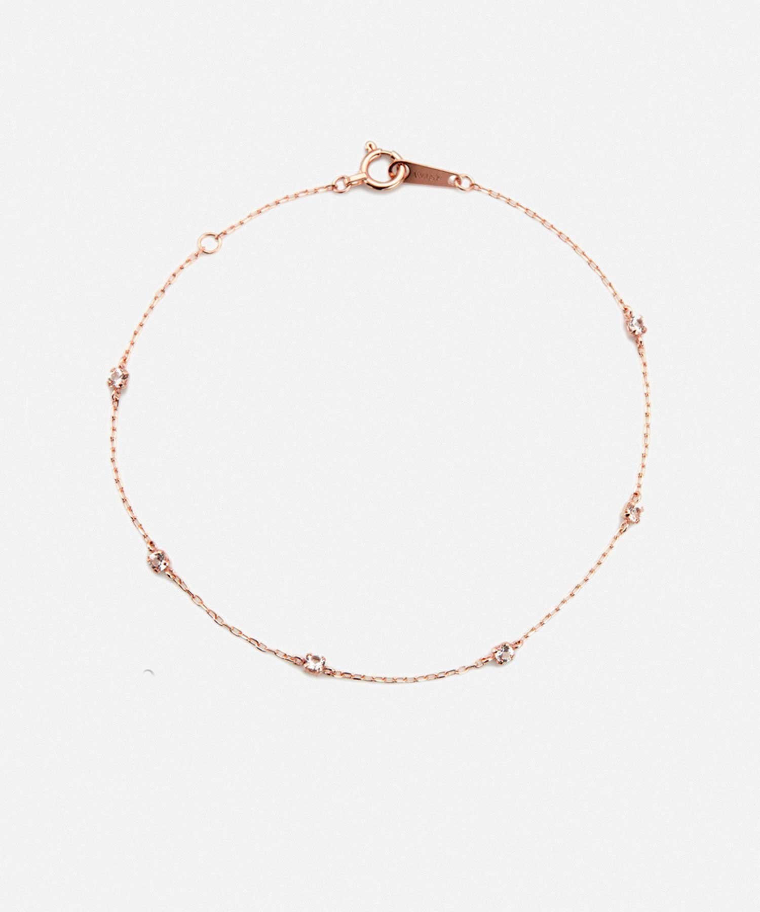 WISP JEWELRY K10PGブレスレット(DBLWP23106) ウィスプジュエリー アクセサリー・腕時計 ピアス ゴールド【送料無料】