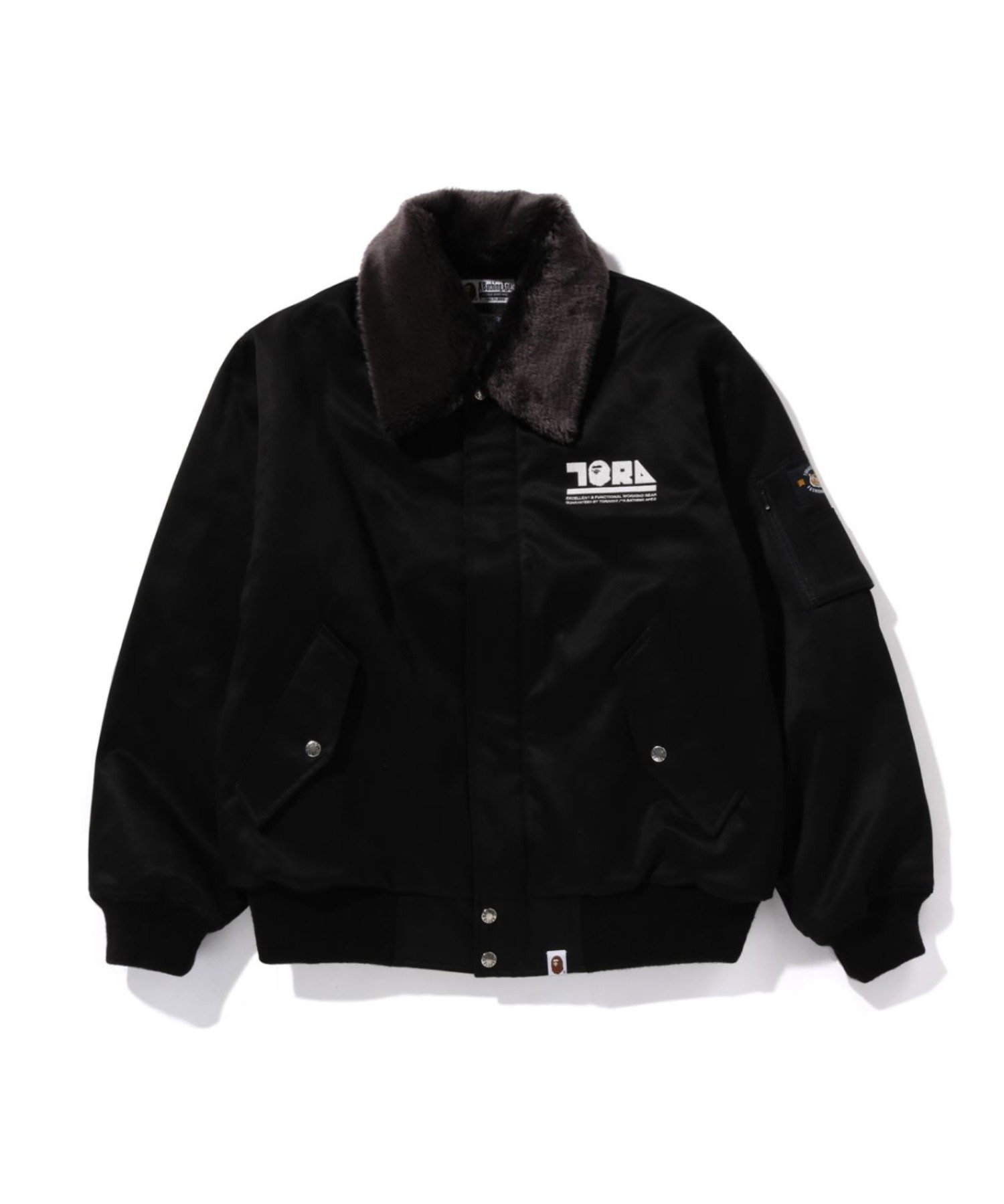 A BATHING APE BAPE X TORAICHI DOKAJAN ア ベイシング エイプ ジャケット・アウター その他のジャケット・アウター ブラック【送料無料】のサムネイル