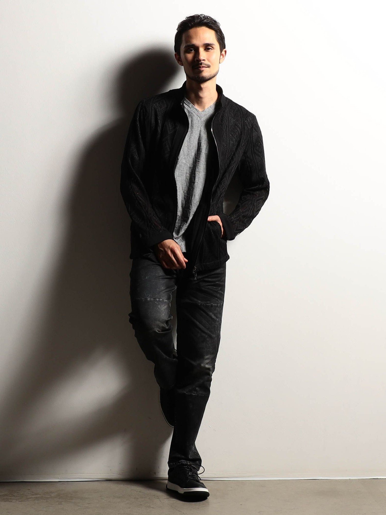 NICOLE CLUB FOR MEN 【RIELABO】アラカルトシアーブルゾン ニコル ジャケット・アウター ライダースジャケット【送料無料】