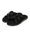 SHIPS any TEVA: VOYA SLIDE サンダル シップス シューズ・靴 サンダル ブラック【送料無料】