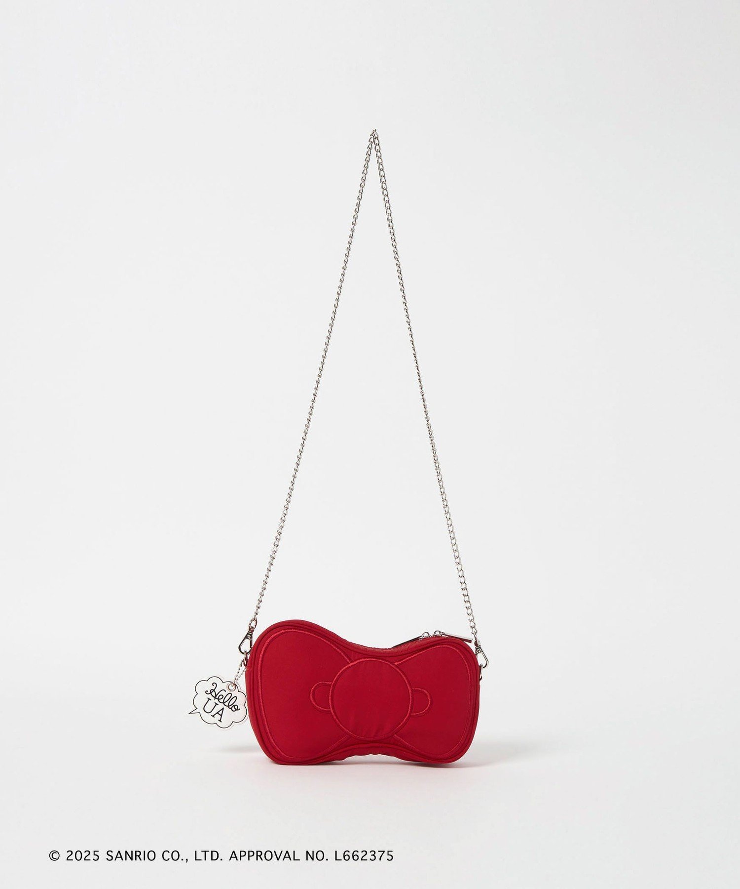 UNITED ARROWS ＜HELLO KITTY * UNITED ARROWS＞リボン ショルダーバッグ ユナイテッドアローズ バッグ ショルダーバッグ ブラック レッド【送料無料】のサムネイル