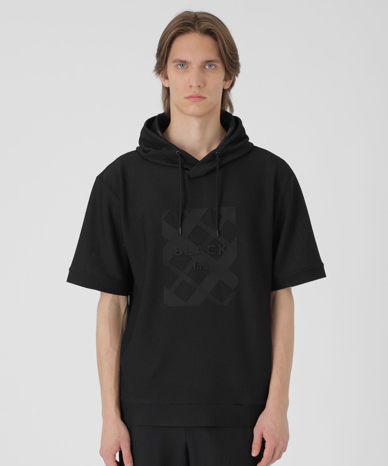 BLACK LABEL CRESTBRIDGE 【BLACK lab.】ブリーズメッシュフーディー ブルーレーベル / ブラックレーベル・クレストブリッジ トップス その他のトップス ピンク ブラック グレー【送料無料】