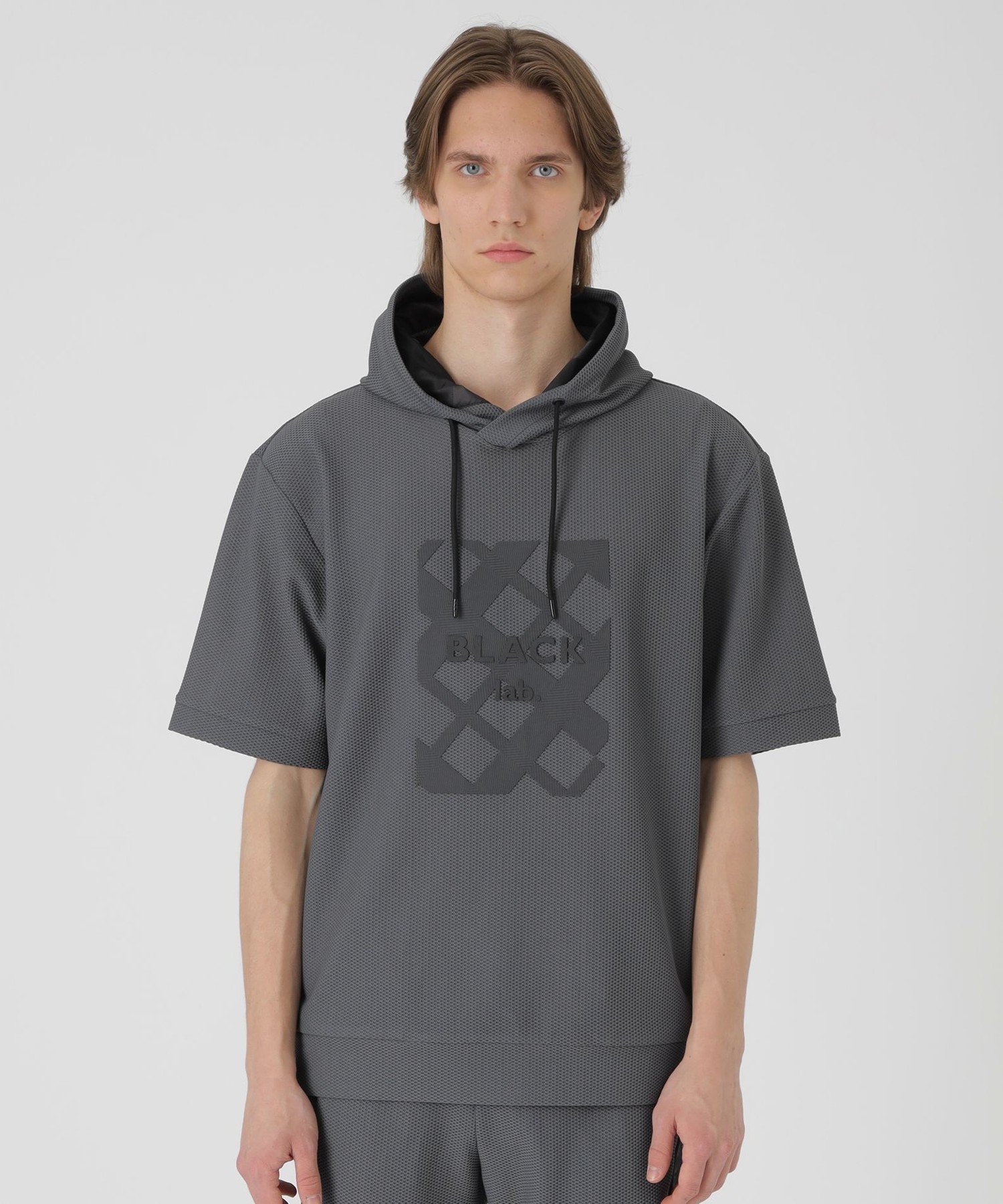 BLACK LABEL CRESTBRIDGE 【BLACK lab.】ブリーズメッシュフーディー ブルーレーベル / ブラックレーベル・クレストブリッジ トップス その他のトップス ピンク ブラック グレー【送料無料】