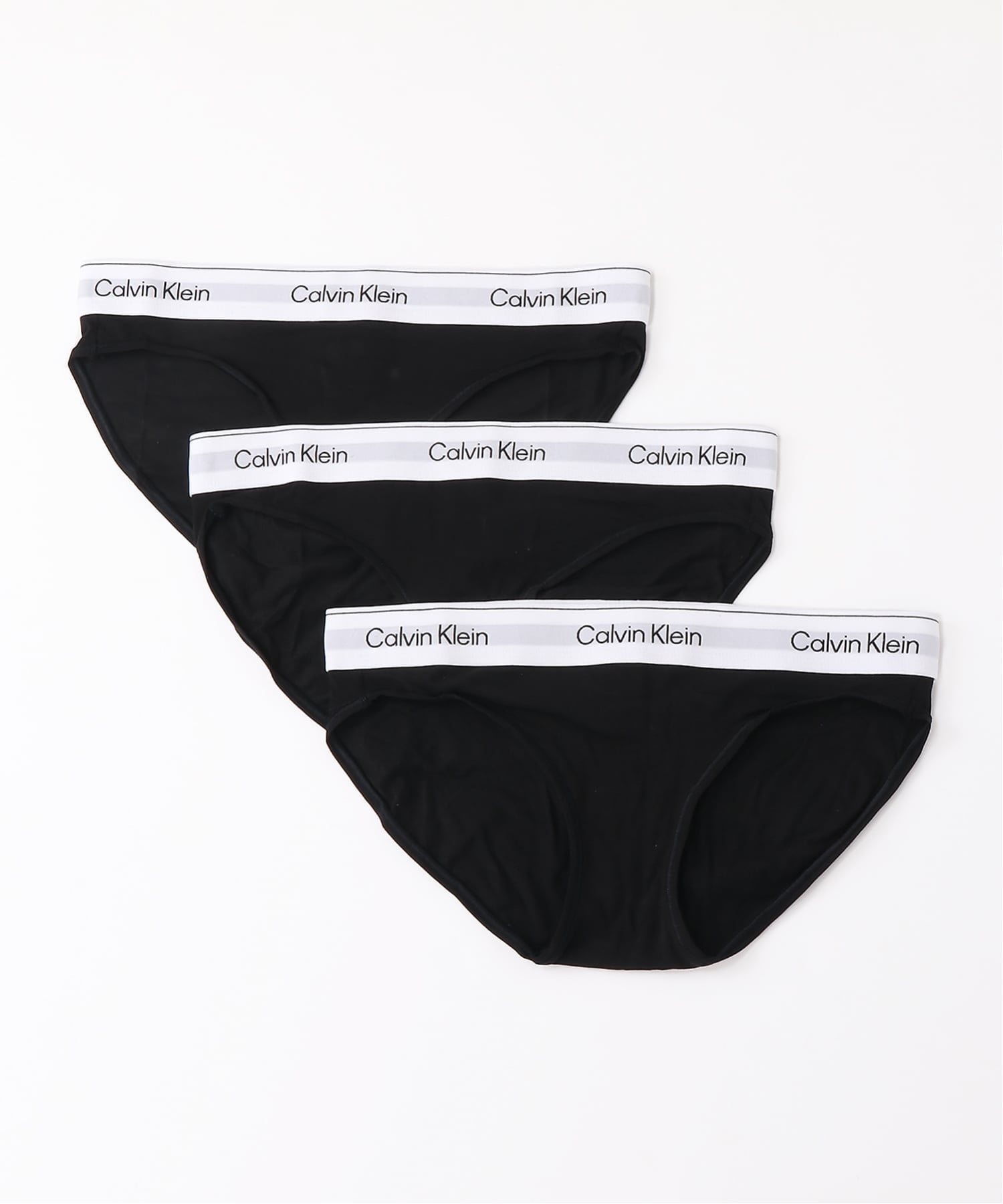Calvin Klein Underwear/(W)【公式ショップ】 カルバンクライン ビキニショーツ 3枚パック Calvin Klein Underwear QF8521AD カルバン・クライン インナー・ルームウェア ショーツ ブラック