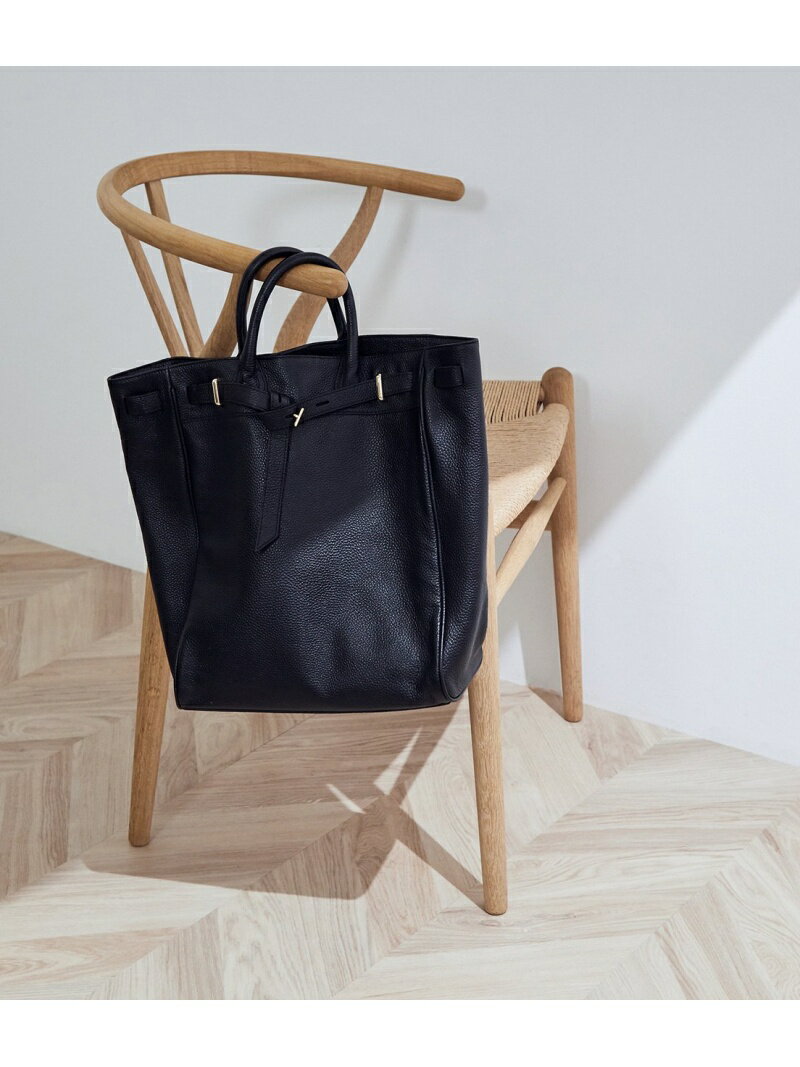 【SALE／70%OFF】ROPE' 【新色追加】トグルベルトレザートートSサイズ ロペ バッグ トートバッグ ベージュ ブラック ブルー【送料無料】のサムネイル