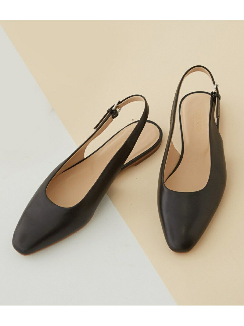 【SALE／50%OFF】SALON adam et rope' バックストラップシューズ サロン アダム エ ロペ シューズ・靴 パンプス ゴールド ブラック【送料無料】のサムネイル