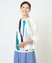 【SALE/60%OFF】GEORGES RECH メッシュニット9分袖パーカー ジョルジュ・レッシュ トップス パーカー・フーディー ホワイト ネイビー【送料...