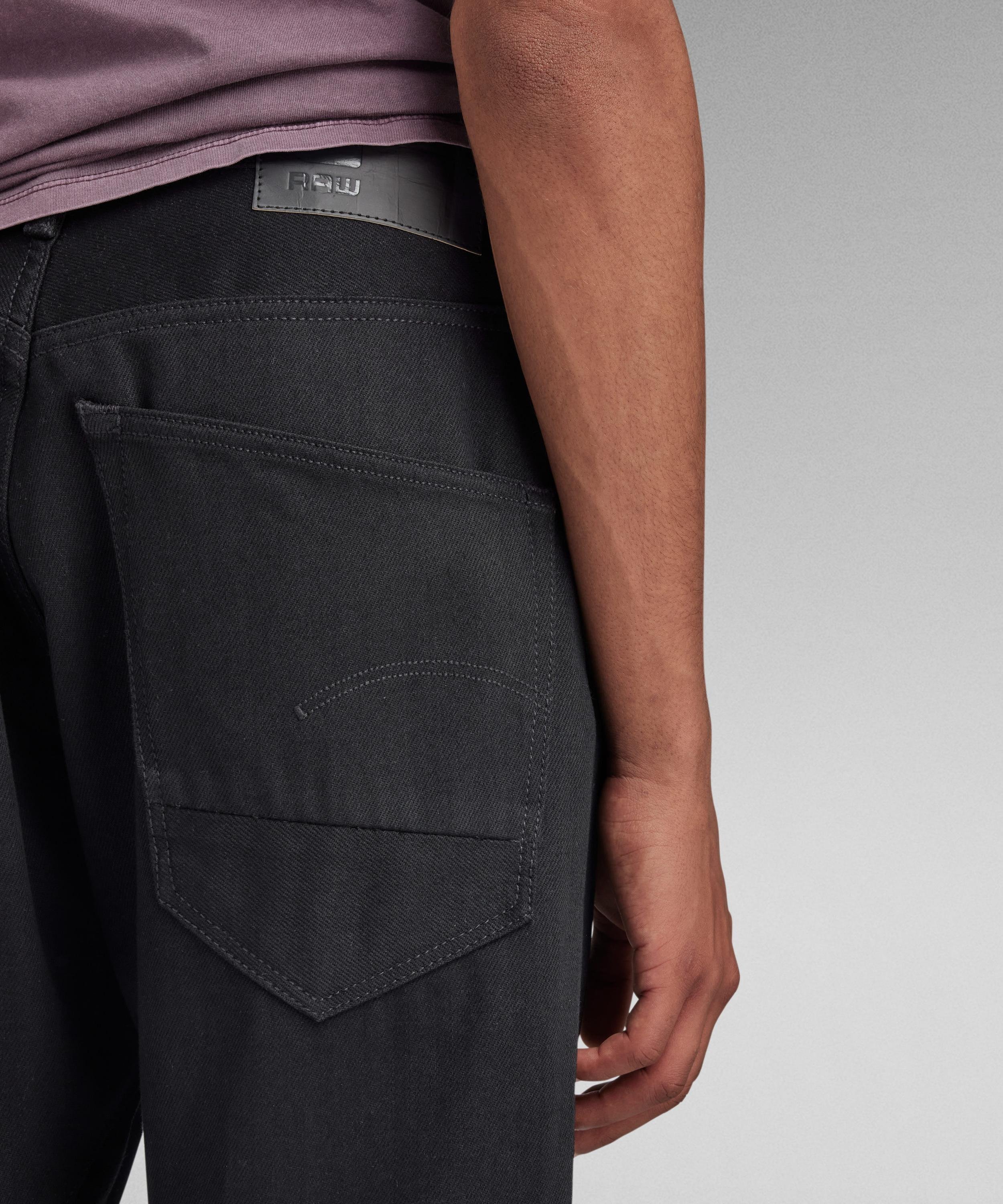 【公式ショップ】ARC 3D JEANS/立体裁断テーパードジーンズ ジースターロゥ パンツ ジーンズ・デニムパンツ ブラック
