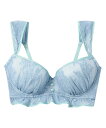 【SALE/20%OFF】AMPHI 【脇スッキリ寄せる】ブラジャー B-H cup アンフィ インナー・ルームウェア ブラジャー ホワイト ブルー