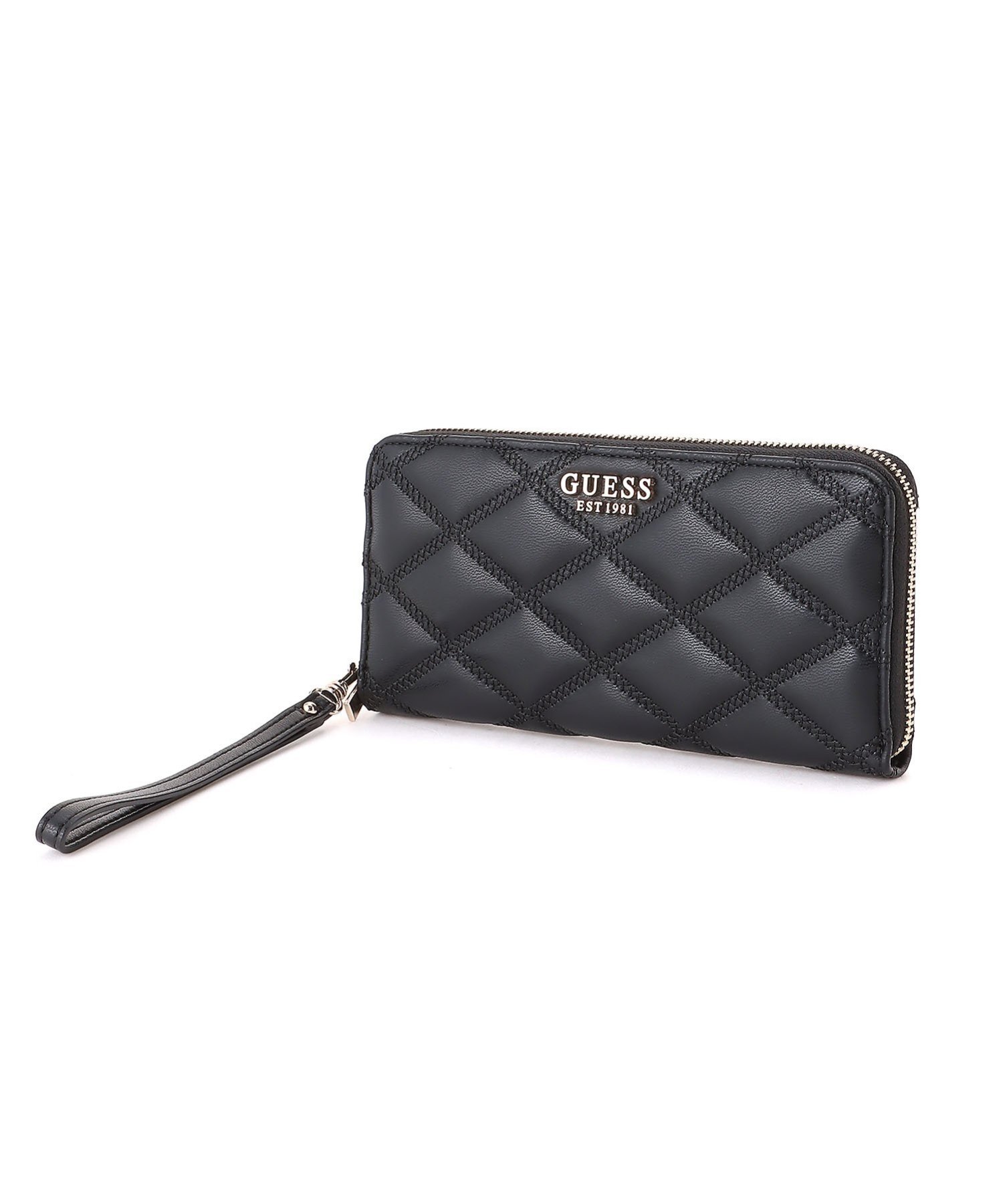 GUESS 財布(W)TAMSIN Slg Large Zip Around ゲス 財布・ポーチ・ケース 財布 ピンク ブラック