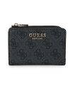 GUESS GUESS/(W)LAUREL Zip Around Card Case ゲス 財布・ポーチ・ケース 名刺入れ・カードケース グレー ベージュ【送料...
