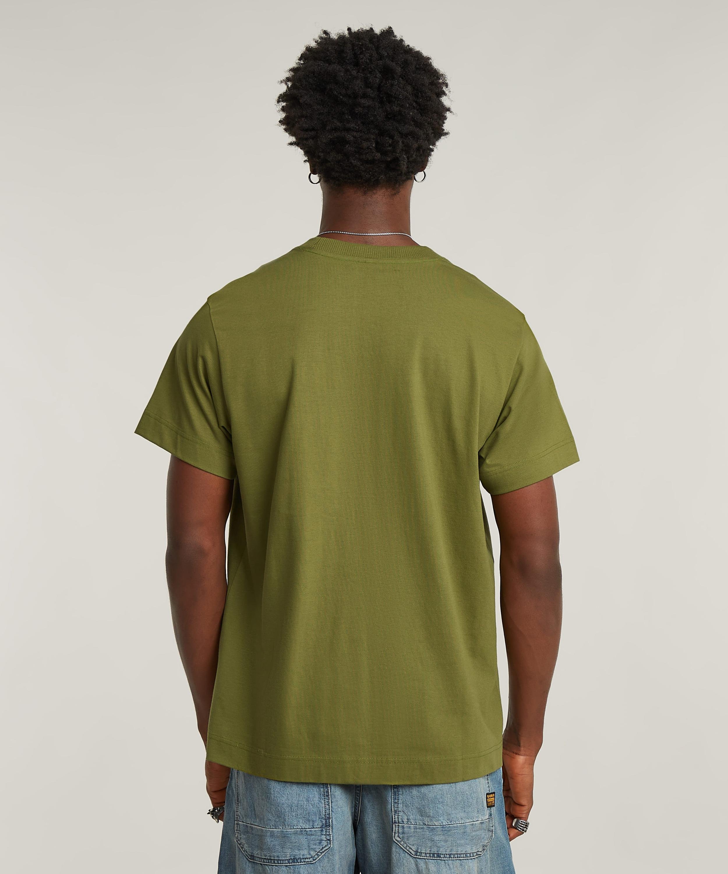 【公式ショップ】ESSENTIAL LOOSE T-SHIRT/ベーシックデザインルーズシルエットTシャツ ジースターロゥ トップス カットソー・Tシャツ グリーン