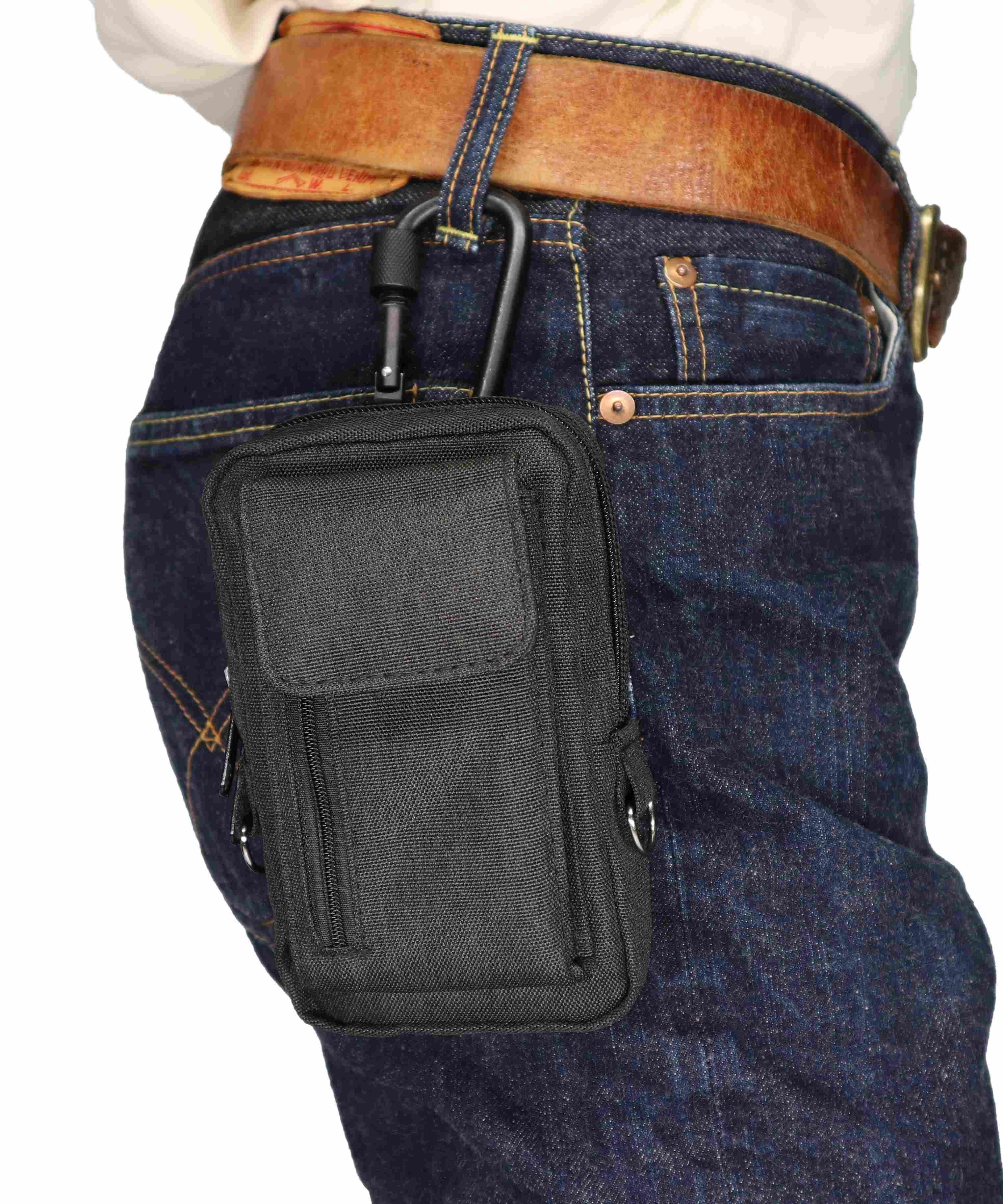 【SALE／1%OFF】BACKYARD FAMILY ワークポーチ ローラ バッグ ボディバッグ・ウエストポーチ ブラック レッド