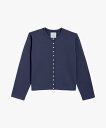 アニエスベー カーディガン レディース agnes b. FEMME M001 CARDIGAN カーディガンプレッション アニエスベー トップス カーディガン ネイビー【送料無料】