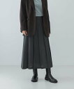 【SALE/60%OFF】URBAN RESEARCH 梳毛ライクプリーツスカート アーバンリサーチ スカート その他のスカート グレー【送料無料】