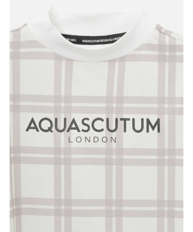 【SALE／30%OFF】Aquascutum GOLF GOLF WOMEN Wラインチェックモックネック アクアスキュータム トップス カットソー・Tシャツ【送料無料】