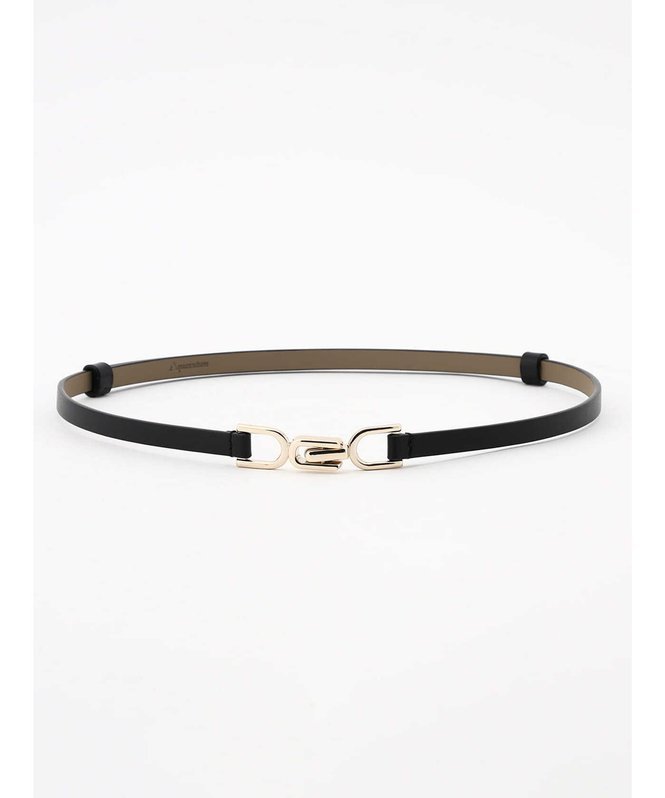 Aquascutum WOMEN アジャスタブルベルト アクアスキュータム ファッション雑貨 ベルト ベージュ レッド..