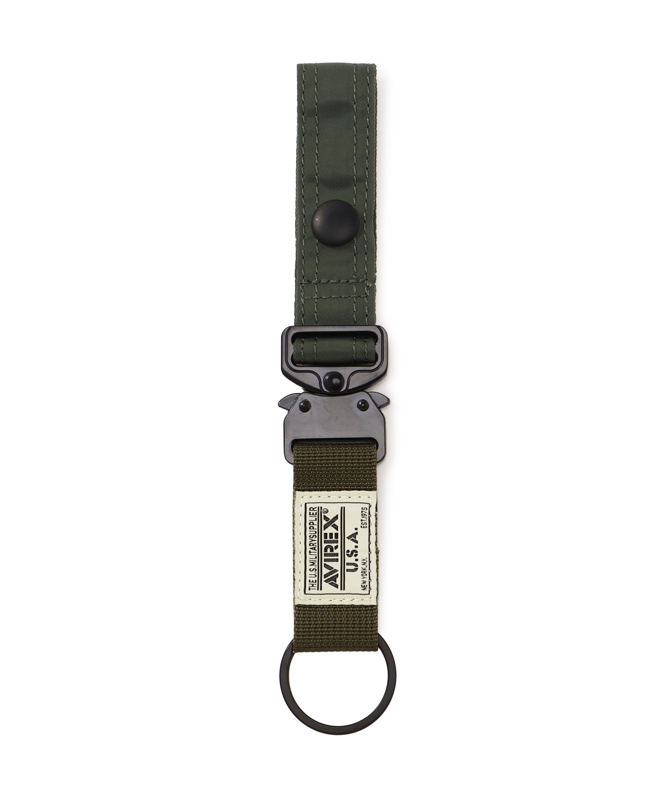 AVIREX FLIGHT NYLON "KEY HOLDER" アヴィレックス ファッション雑貨 その他のファッション雑貨 ブラック【送料無料】