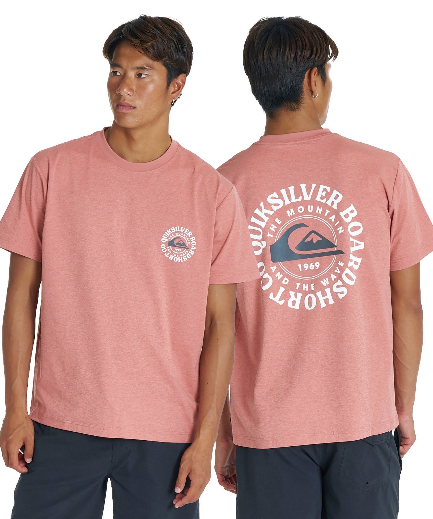 QUIKSILVER TOO FINE FB SS 【2026年夏モデル】 クイックシルバー トップス カットソー・Tシャツ ブラック ホワイト ピンク