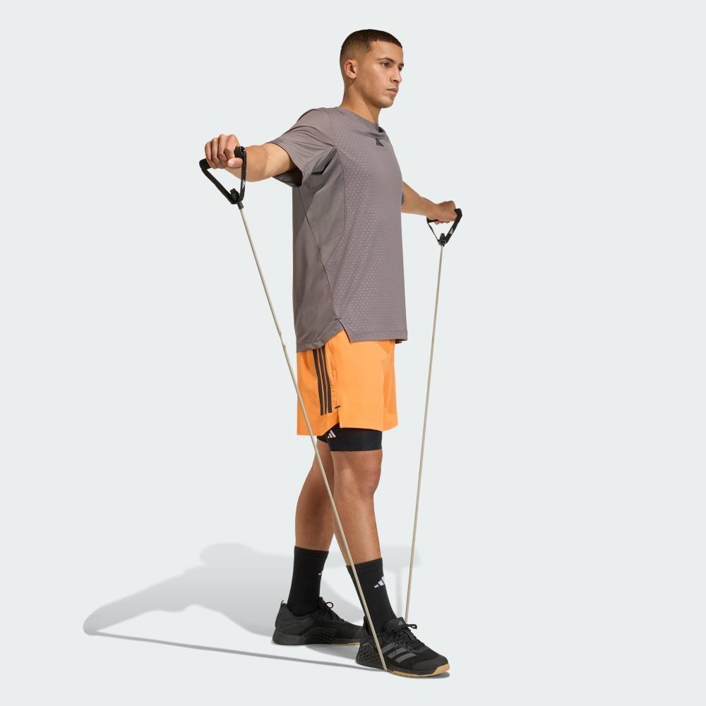 【公式】アディダス adidas 返品可 D4T PrimeLift スリーストライプス ショーツ アディダス パンツ その他のパンツ オレンジ