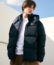 トミー ヒルフィガー ダウン メンズ 【SALE／40%OFF】TOMMY JEANS ダウンパファージャケット トミーヒルフィガー ジャケット・アウター ダウンジャケット・ダウンベスト ネイビー ブラック ブルー【送料無料】