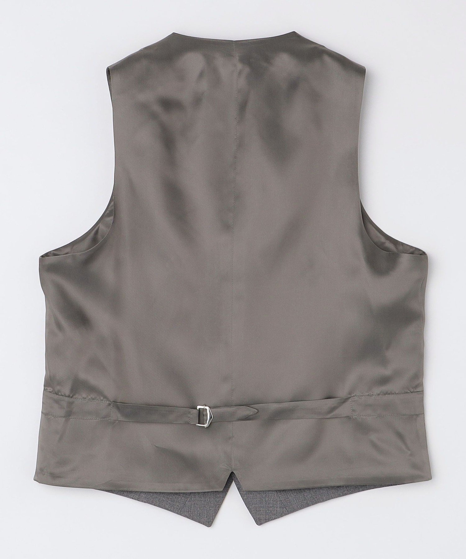 【SALE／50%OFF】SHIPS MEN 【SHIPS別注】CARUSO: トロピカルウール ラペルドベスト シップス ジャケット・アウター その他のジャケット・アウター グレー【送料無料】