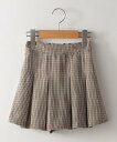 【SALE/30%OFF】SHIPS KIDS SHIPS KIDS:100~130cm / チェック プリーツ キュロット シップス パンツ キュロット ブラ...