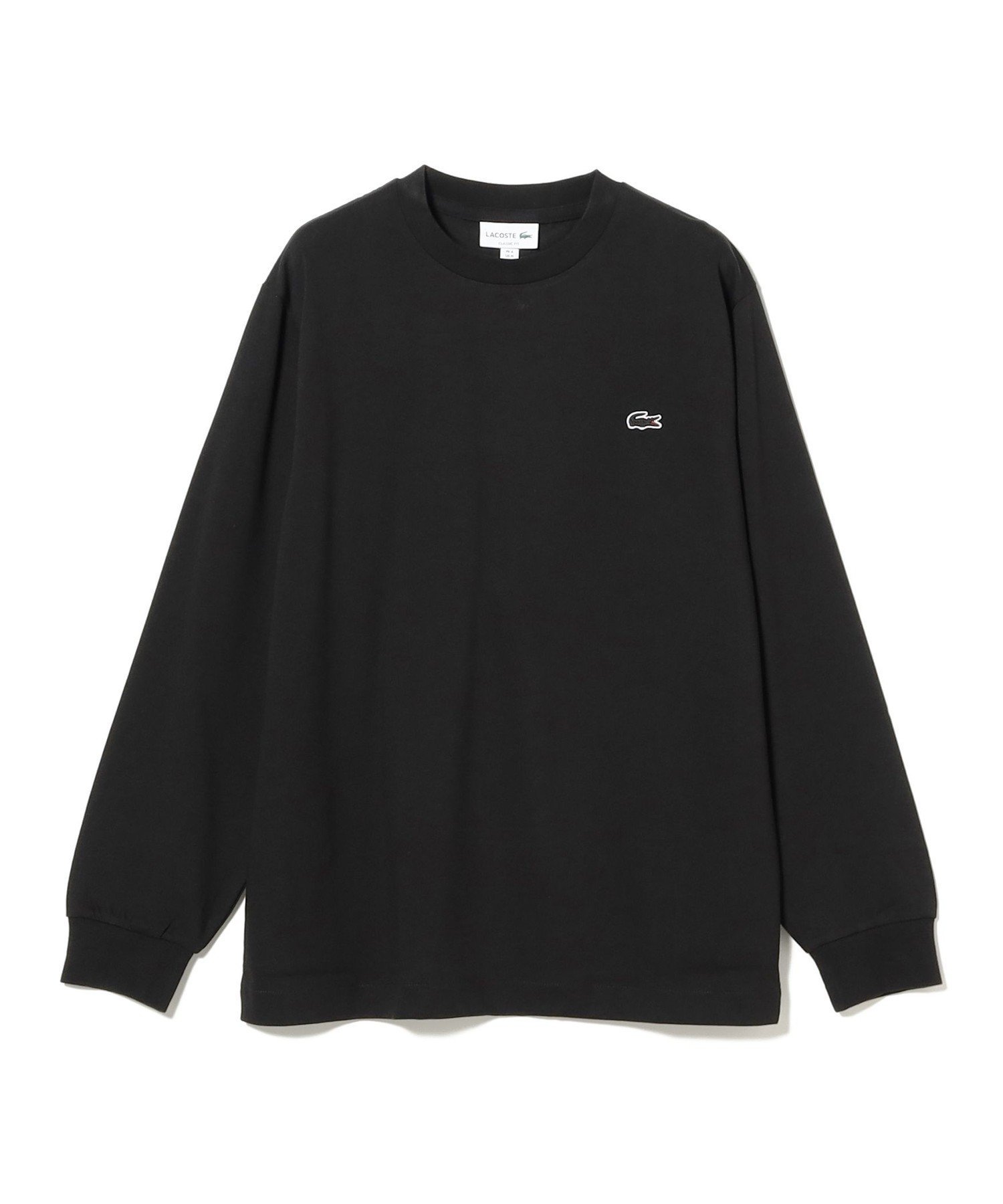 BEAMS F LACOSTE / クルーネック ロングスリーブ カットソー ビームス メン トップス カットソー・Tシャツ ホワイト ブラック【送料無料】