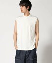 Hanes Hanes/(M)SHIRO スリーブレス Tシャツ ジーンズメイト トップス ノースリーブ・タンクトップ ホワイト