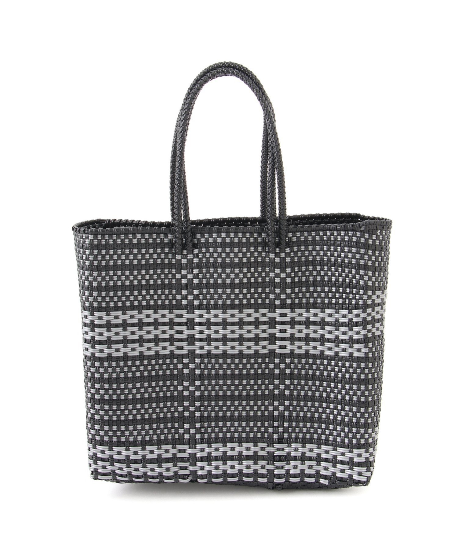 Moon Bird Moon Bird/(U)手編みのメルカドバッグ・チェーン柄(M) スワラージ バッグ かごバッグ ゴールド シルバー ブラック【送料無料】