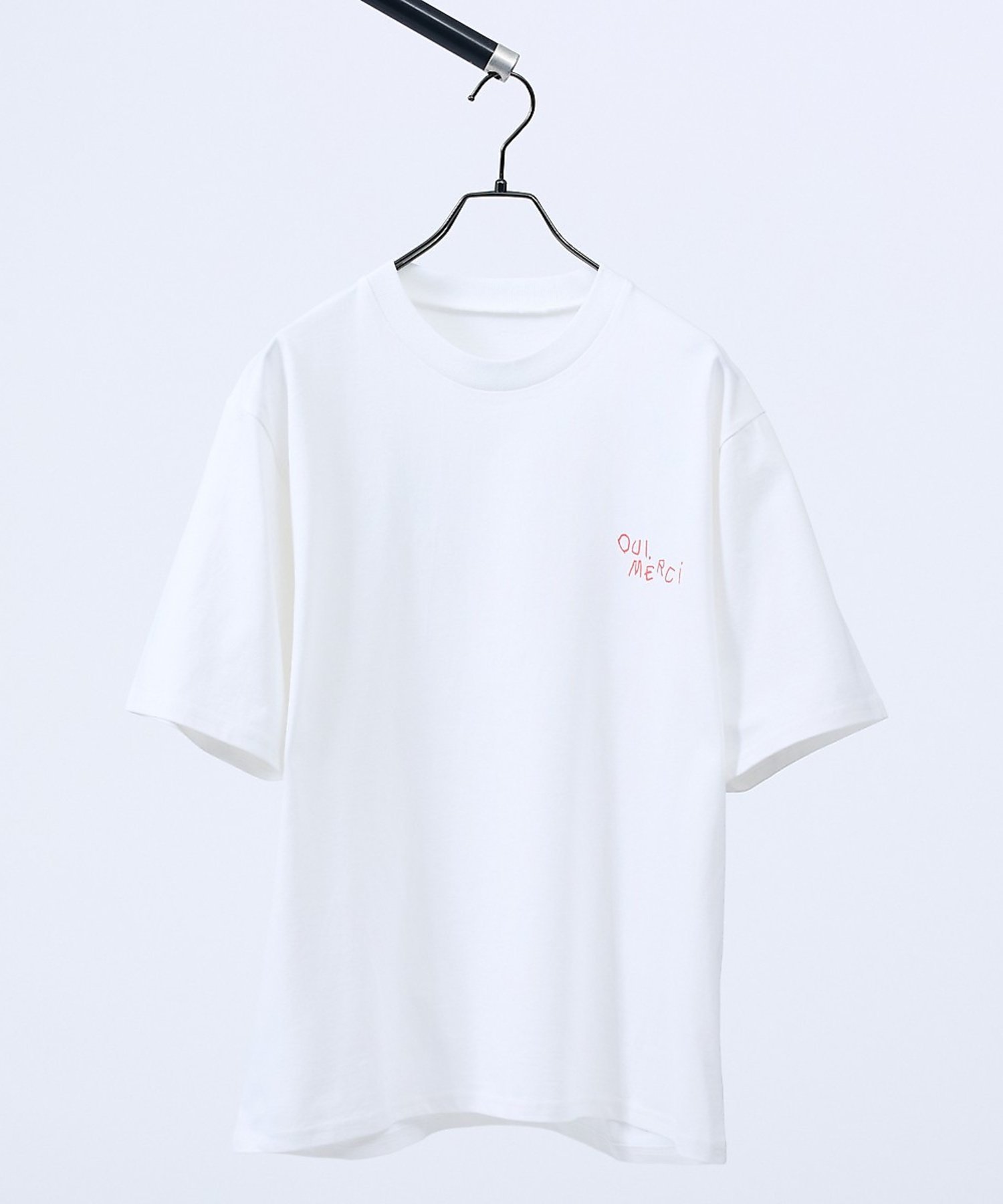 HAND DRAWN ART - CAR Tシャツ / バックプリントTシャツ アバハウス トップス カットソー・Tシャツ ホワイト ブルー