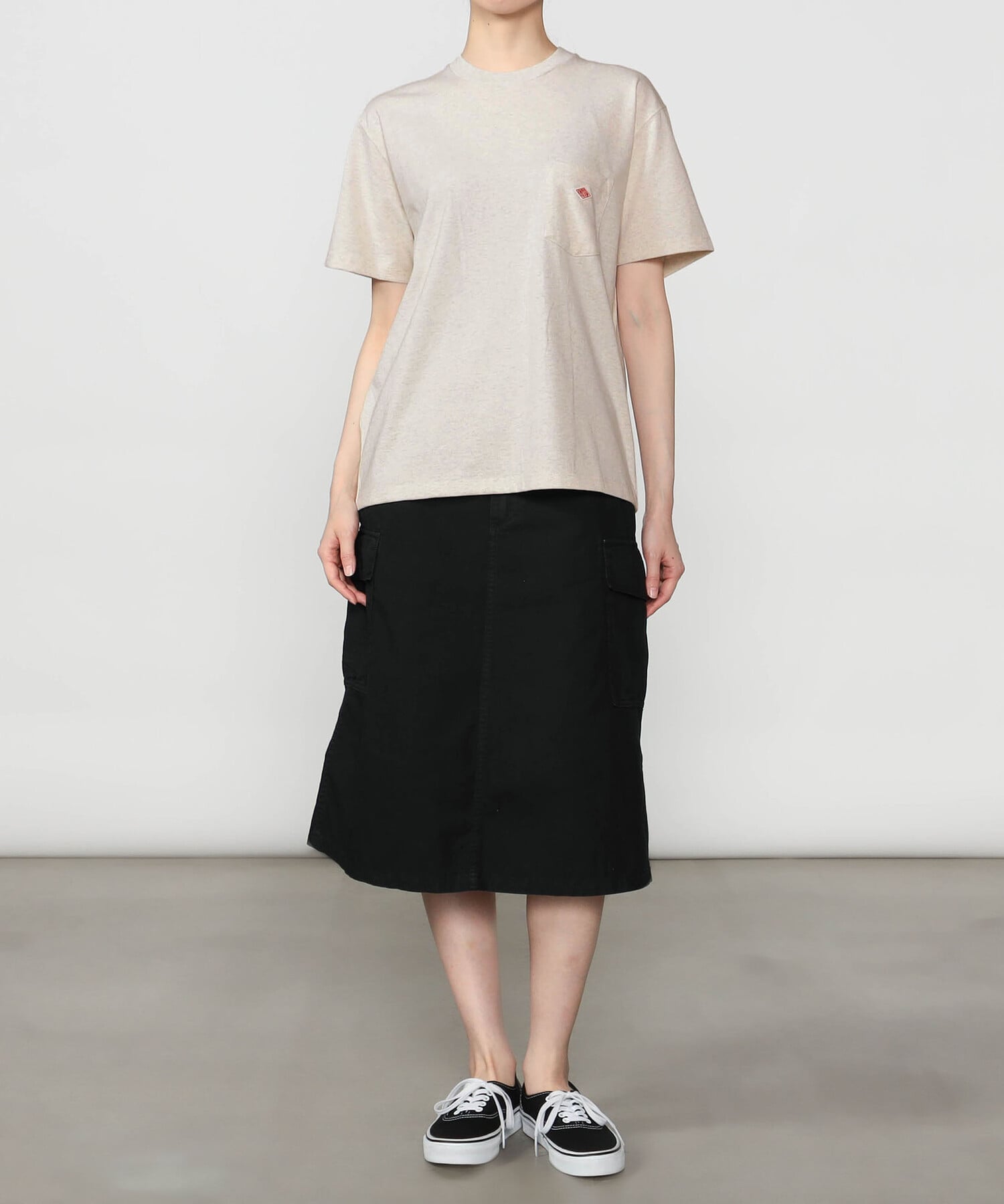 Bshop DANTON ｜ ポケット クルーネックTシャツ SOLID WOMEN ビショップ トップス カットソー・Tシャツ