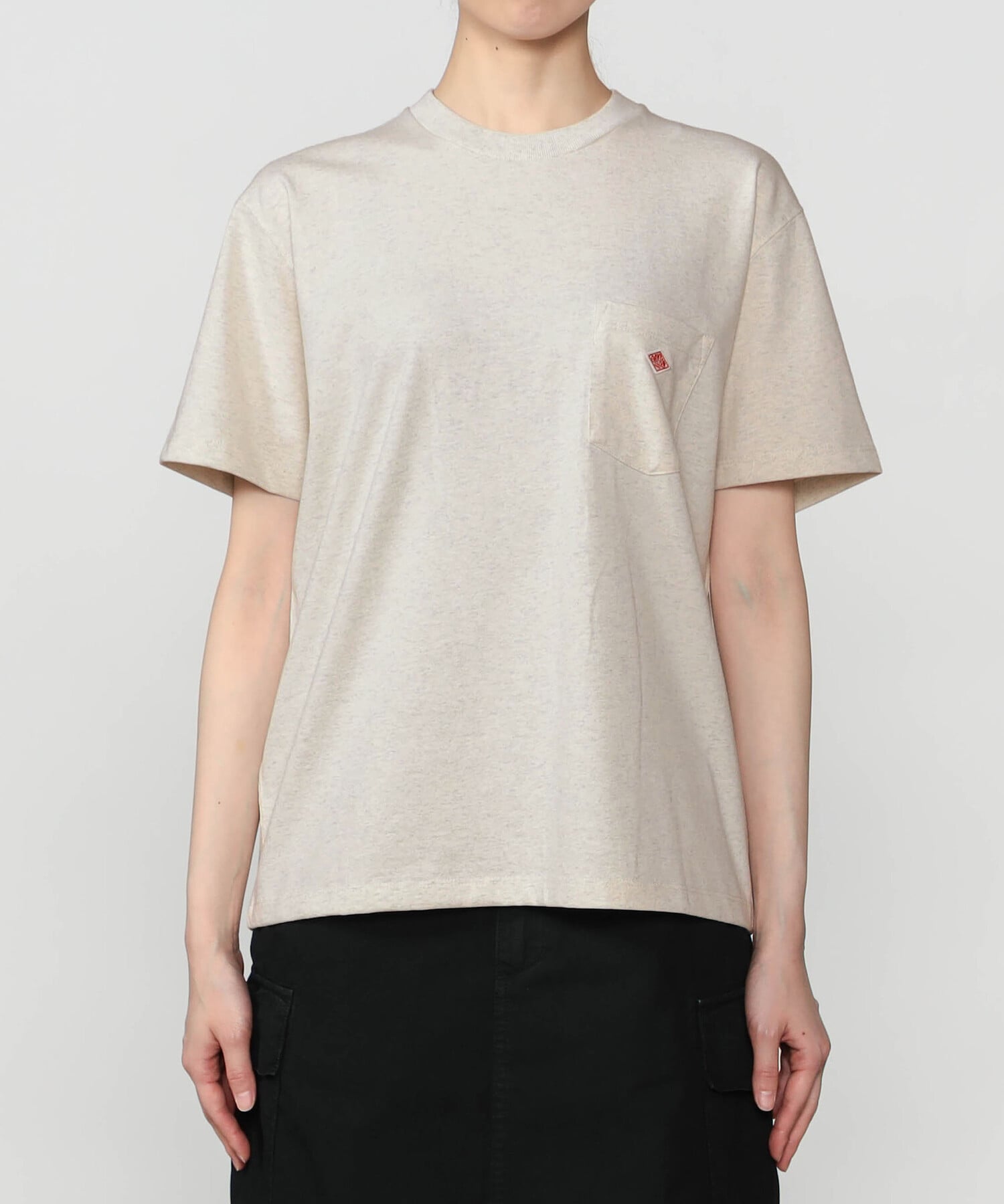 Bshop DANTON ｜ ポケット クルーネックTシャツ SOLID WOMEN ビショップ トップス カットソー・Tシャツ
