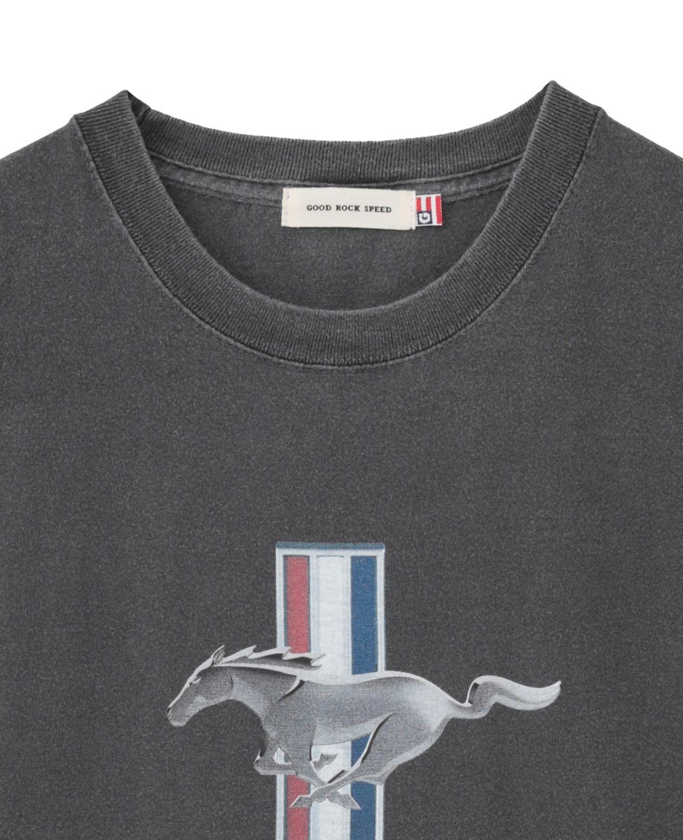 Liesse 【GOOD ROCK SPEED/グッドロックスピード】Tシャツ(26MUS101W) リエス トップス カットソー・Tシャツ グレー