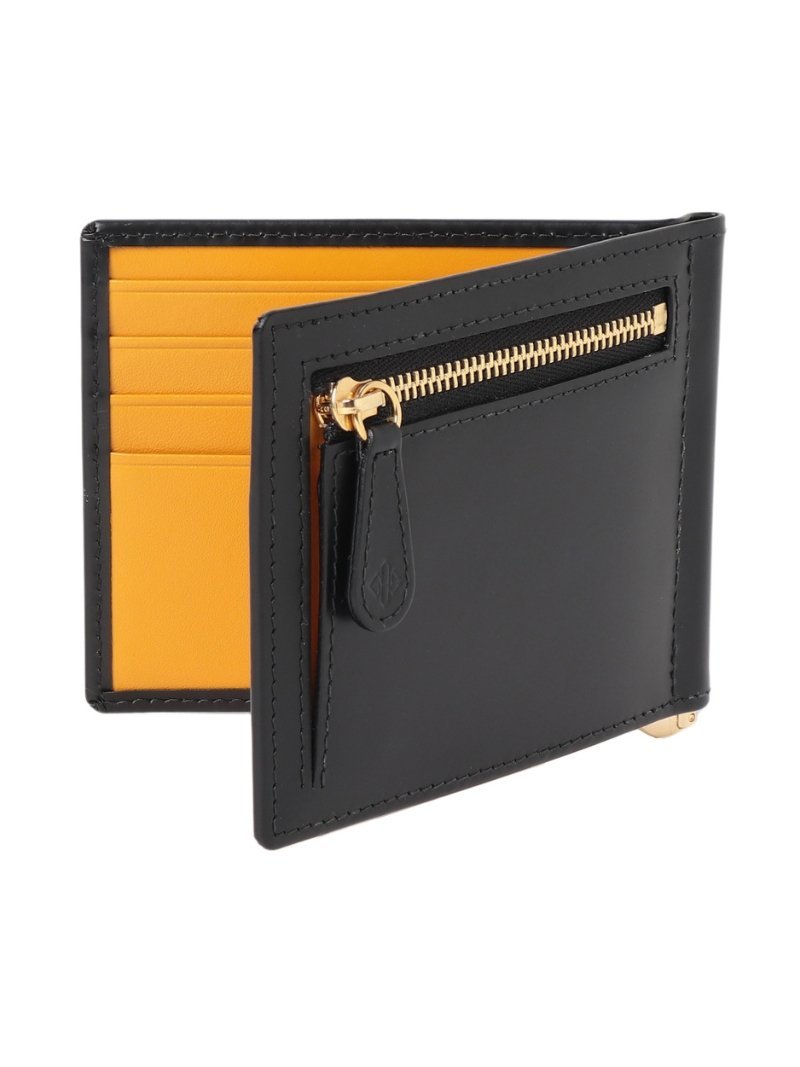 ETTINGER 【公式】BH2194 小銭入れ付マネークリップ エッティンガー 財布・ポーチ・ケース 財布 ブラック【送料無料】