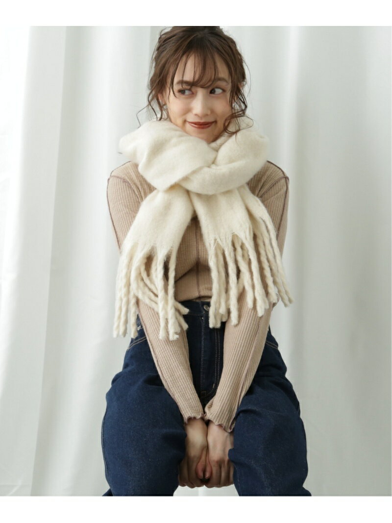 frames RAY CASSIN 【WEB限定】ボリュームマフラー レイカズン ファッション雑貨 マフラー・ストール・ネックウォーマー ホワイト ブルー カーキ ピンク ブラウン グレーのサムネイル