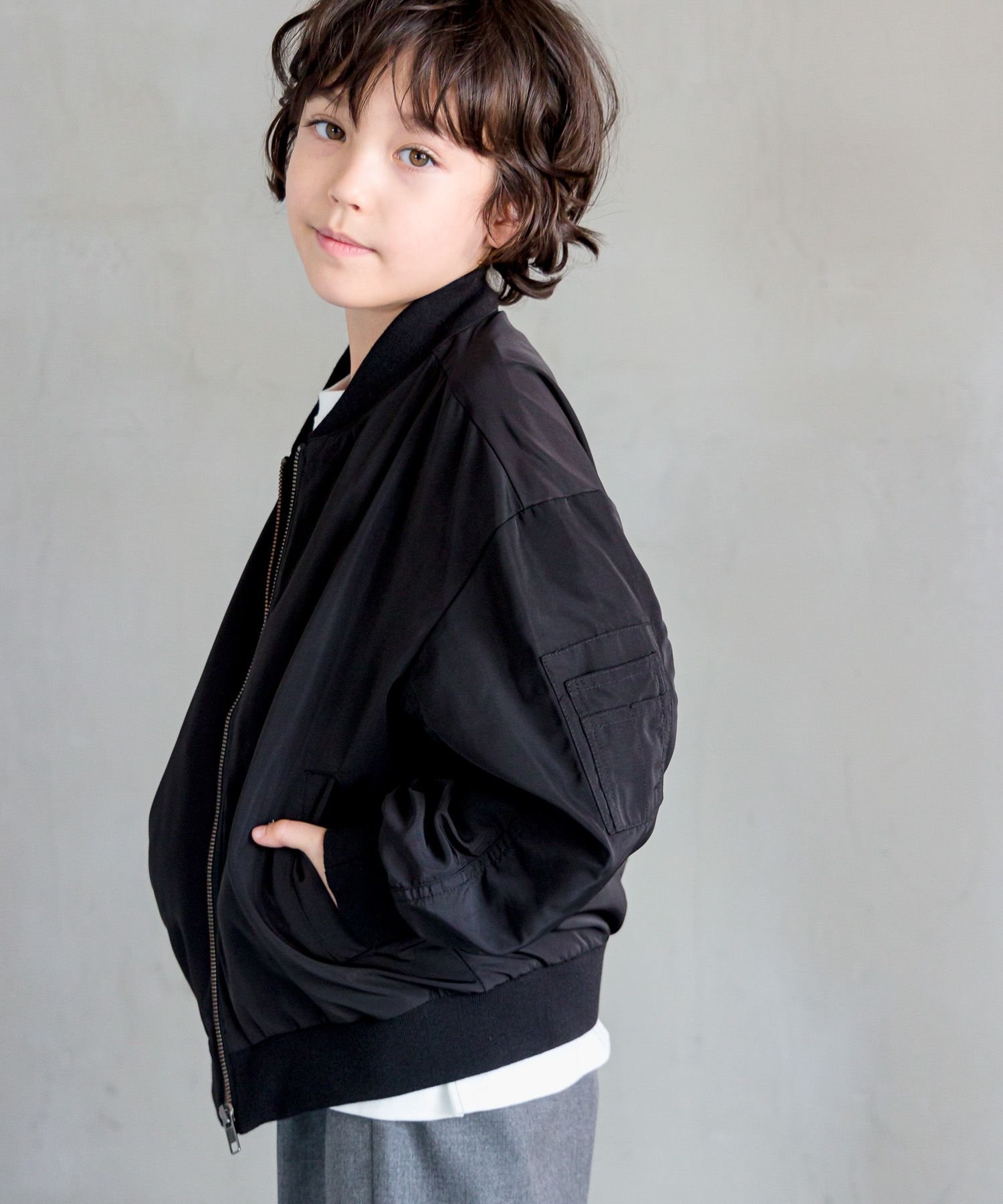 GLOBAL WORK (K)アラエルハッスイMA-1 グローバルワーク ジャケット・アウター MA-1 ブラック ベージュ カーキのサムネイル