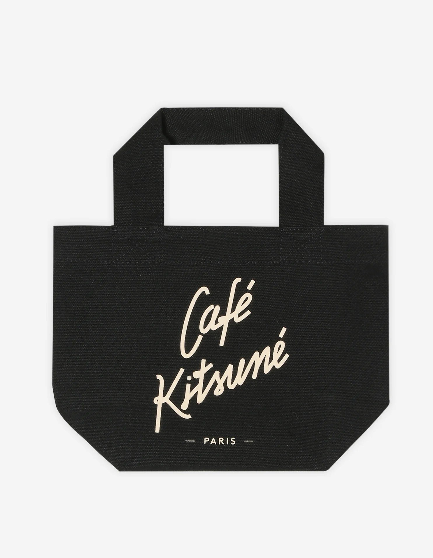 CAFE KITSUNE Cafe Kitsune/(U)MINI TOTE CAFE KITSUNE メゾン キツネ バッグ トートバッグ ブラックのサムネイル