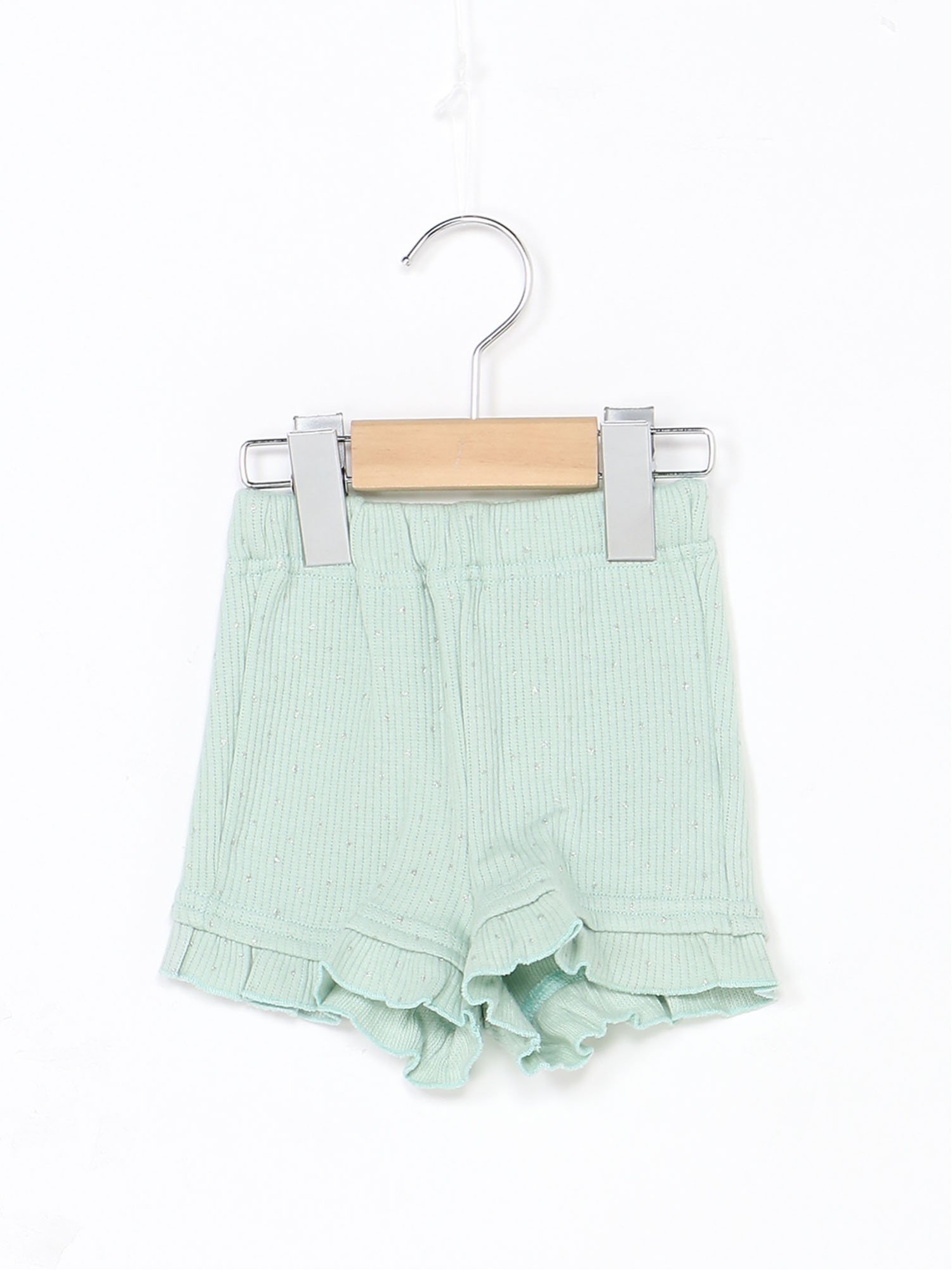 【SALE／40%OFF】petit main 1分丈パンツ ナルミヤオンライン パンツ その他のパンツ グリーン ホワイト グレー ブルー ブラウンのサムネイル
