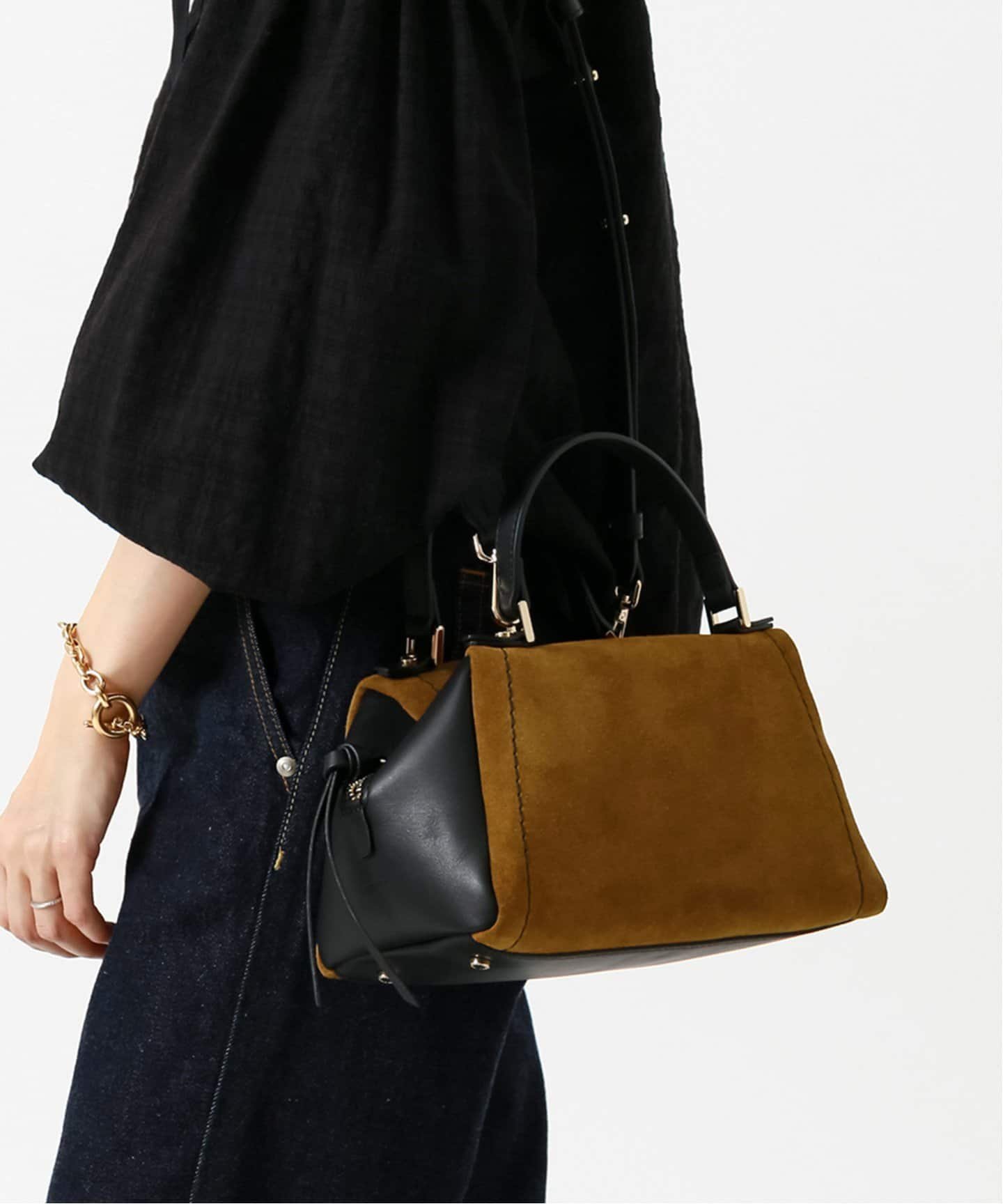 【SALE／30%OFF】IENA 【LORISTELLA/ロリステッラ】 DENIA BIOCOLORボストンバッグ イエナ バッグ ボストンバッグ ブラウン【送料無料】のサムネイル