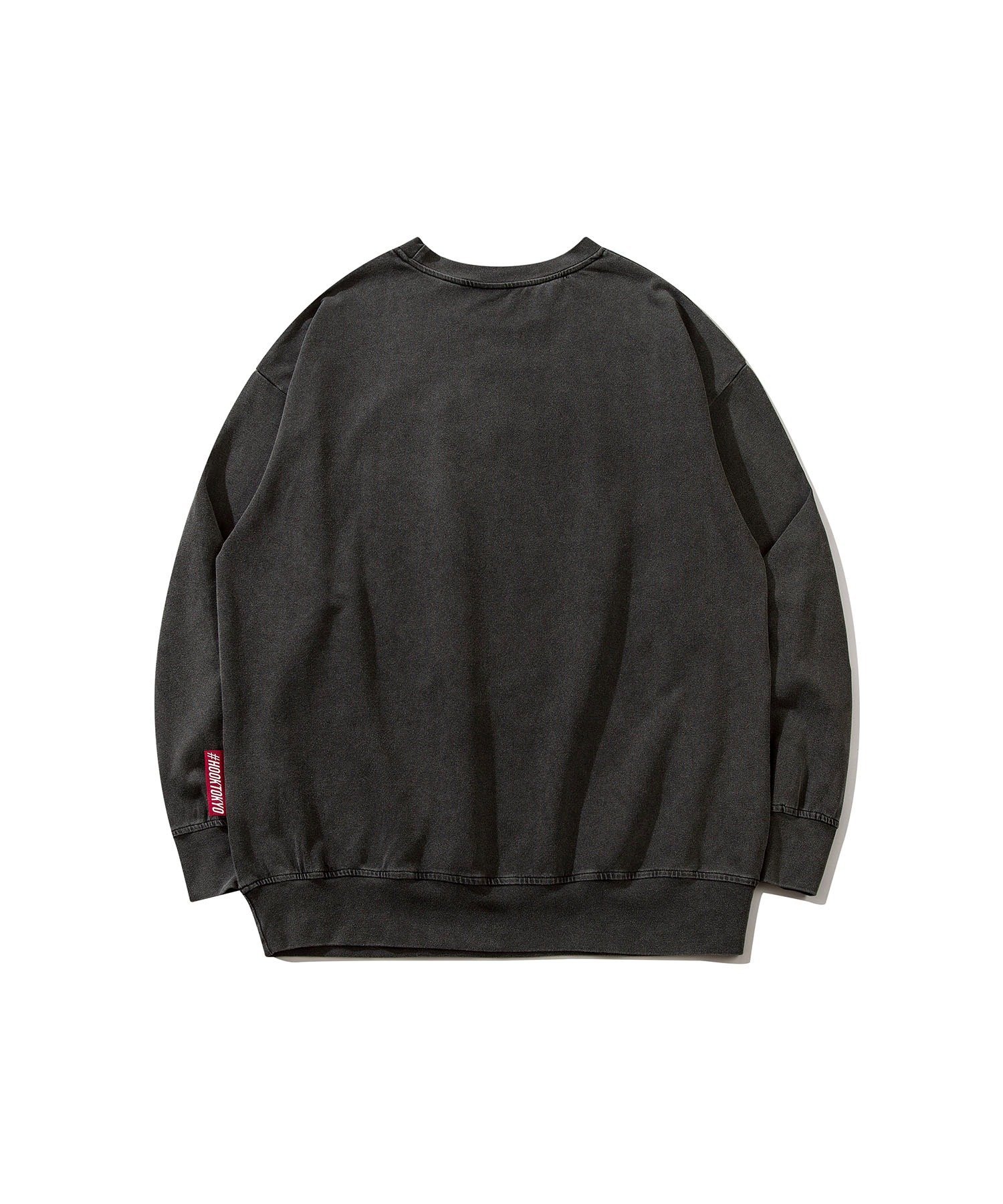 HOOK HOOK -original-/古着風プリントウォッシュロンTEE アイモハ トップス カットソー・Tシャツ グレー