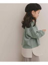 【SALE／30%OFF】URBAN RESEARCH DOORS シャツ付きプルオーバー(KIDS) アーバンリサーチドアーズ トップス その他のトップス グリーン ベージュ